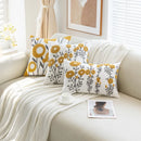 Embroidered Simple Pillowcase Cojines 45X45 for Living Room Bedroom Sofa Decor by Ljojo