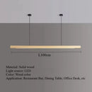 Ljojo Walnut Wood LED Pendant Lights Chandelier for Living Room Home Decoration
