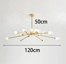 Ljojo LED Pendant Light Chandeliers for Staircase & Living Room, Modern Indoor Hanging Lamps