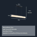 Ljojo Luxury Glass Chandelier for Elegant Living & Dining Spaces