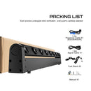 Ljojo™ 8x12W RGBW Multicolor LED Bar Beam Moving Head Light Beams DJ Setups
