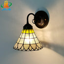 15CM Nordic Style Glass Wall Lamp for Bathroom & Mirror - Translucent Tiffany Art Lighting by Ljojo