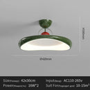 Italian Retro Minimalist LED UFO Pendant Light Chandelier by Ljojo for Home Decoration
