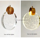 Ljojo Luxury Crystal Ceiling Pendant Light with LED for Villa Living
