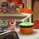 Hamburg Night Light Pencil Sharpener LED Reading Lamp Storage Table Lamp DIY Bedroom Decoration