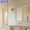 Cylindrical Marble Wall Lamp LED Luxury Natural Stone Light for Bedroom Living Room Hallway Staircase