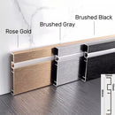 Ljojo LED Skirting Line Aluminum Profiles Conner Baseboard for Stair Floor Wall Decor