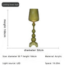 Ljojo Italian Hollow Goblet Acrylic Floor Lamp LED Decor Table for Living Room