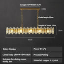 Ljojo Luxury Crystal LED Chandelier for Elegant Interiors