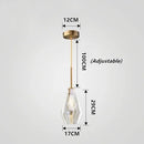 Modern Glass LED Pendant Light Chandelier for Living Room - Ljojo