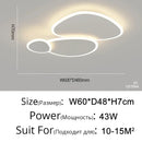 Nordic Style LED Ceiling Lamp for Living Room | Modern Simple Indoor Lighting Fixture by Ljojo