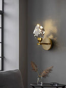 Gold Crystal LED Wall Lamp by Ljojo: Modern Luxury Sconce for Home Decor