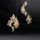 LED Chandelier Nordic Lighting Guide Creative Stairs Postmodern Restaurant Pendant Light Ljojo
