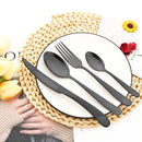 Ljojo 24Pcs Luxury Silverware Set for Elegant Dining