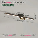 Ljojo LED Line Ceiling Lamp for Modern Spaces