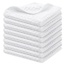 Ljojo Microfiber Waffle Kitchen Towels - Ultra Absorbent Cleaning Rags