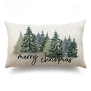 Christmas Snowman Tree Pillowcase - Ljojo Home Decoration Gift Suite