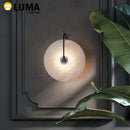 Ljojo Marble Moon LED Wall Sconces for Modern Home Bedroom Decor