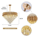 K9 Crystal Chandelier Living Room Villa Bedroom Ceiling Light - Ljojo