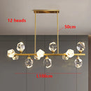 Ljojo Luxury Crystal Living Room Chandelier Modern Bedroom Pendant Lamp Ceiling Light