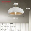 Ljojo LED Ceiling Pendant Light: Elegant Wabi Sabi Chandelier for Home Decor