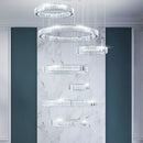Ljojo Luxury Crystal Chandelier for Dining Room Bedroom Staircase Hall Hotel Lighting