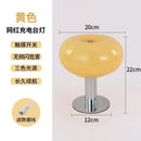 Ljojo Rechargeable Glass Desk Lamp Dimmable Night Light Wireless - Elegant Table Lamp