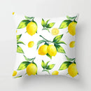 Lemon Pattern Summer Cushion Cover Throw Pillow for Sofa Decoration by Ljojo
