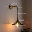 Ljojo LED Wall Lamps: Nordic Modern Design, Bedroom & Bathroom Lighting, Pull Chain Switch.