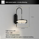 Italian Minimalist Living Room Black Wall Lamps Modern Creative Glass Light Bedroom Atmosphere Bedside Lights by Ljojo