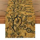 Abstract Klimt Table Runner by Ljojo - Dining & Party Decoration