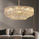 Ljojo Light Luxury Crystal Chandelier: French Modern, Simple Atmosphere for Living Room, Dining Room & Bedroom