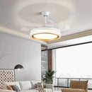 Modern Luxury Invisible Mute Ceiling Fan Lights for Home Decor by Ljojo