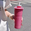 Ljojo 500ML Stainless Steel Double Insulated Tumbler with Straw for Hot & Cold Drinks