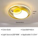 Minimalist Ring LED Ceiling Lamp for Bedroom | Modern Indoor Lighting Fixture by Ljojo