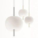 Ljojo Minimalist Ball Pendant Light for Living Dining Room Kitchen, Modern Home Decor Hanging Fixture