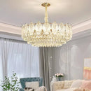French Crystal Chandelier Luxury Modern Oval Glass Ljojo Ceiling Lamp