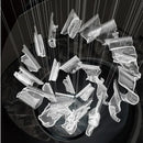 Ljojo Luxury Acrylic Leaf LED Chandelier Dimmable Pendant Light