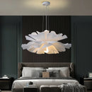 Ljojo Modern Acrylic Flower Chandelier LED Pendant Lamp for Dining Room Bedroom - Creative Indoor Lighting