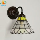 15CM Nordic Style Glass Wall Lamp for Bathroom & Mirror - Translucent Tiffany Art Lighting by Ljojo
