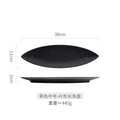 Ljojo Long Leaf Plate - Premium Ceramic Sushi Platter