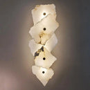 Ljojo Marble Copper LED Wall Lamp: Luxury Sconce for Modern Living Spaces