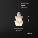 Ljojo Marble Art LED Chandelier - Luxury Dining Room Ceiling Lighting