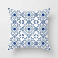 Blue Pattern Cushion Cover 45*45cm Pillowcase for Bedroom Sofa Home Decor by Ljojo