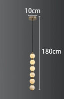 Ljojo LED Staircase Chandeliers for Living Room Pendant Light Lamps