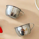 Ljojo Mini Stainless Steel Kids Tumbler Handle Milk Coffee Mug Drinkware