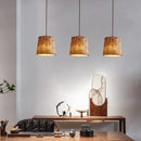 Wabi-Sabi Style Imitation Wood Grain Pendant Lights Vintage Retro Chandelier by Ljojo