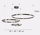 Pendant Light Fixture Modern Minimalist Circular Ring Design by Ljojo