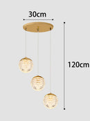 Ljojo LED Pendant Staircase Chandeliers for Living Room - Modern Indoor Hanging Light