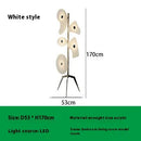 Ljojo Orbital Floor Lamp - Modern Designer Art Acrylic Shade Standing Lamp for Living Room